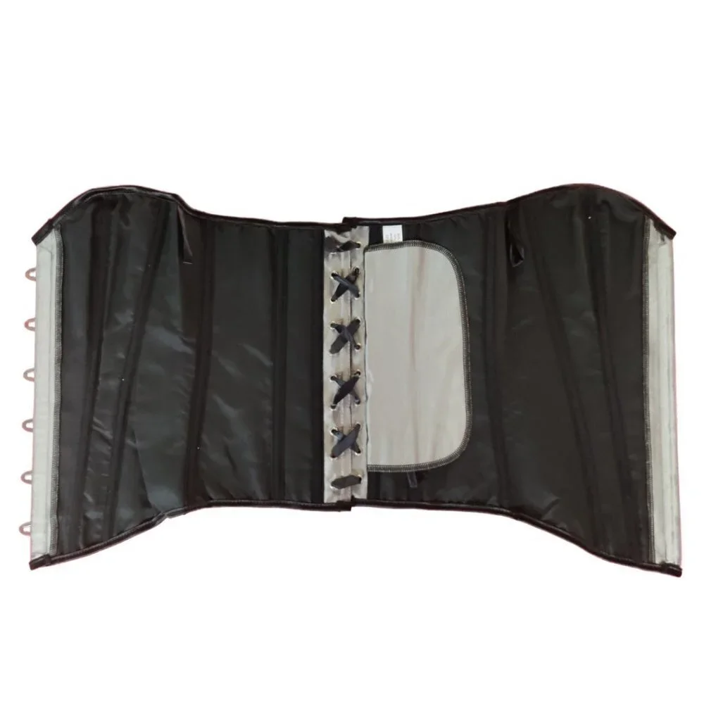 💜 NWT Silver Sparkle Overbust Corset and Thong Set - Picture 7 of 10